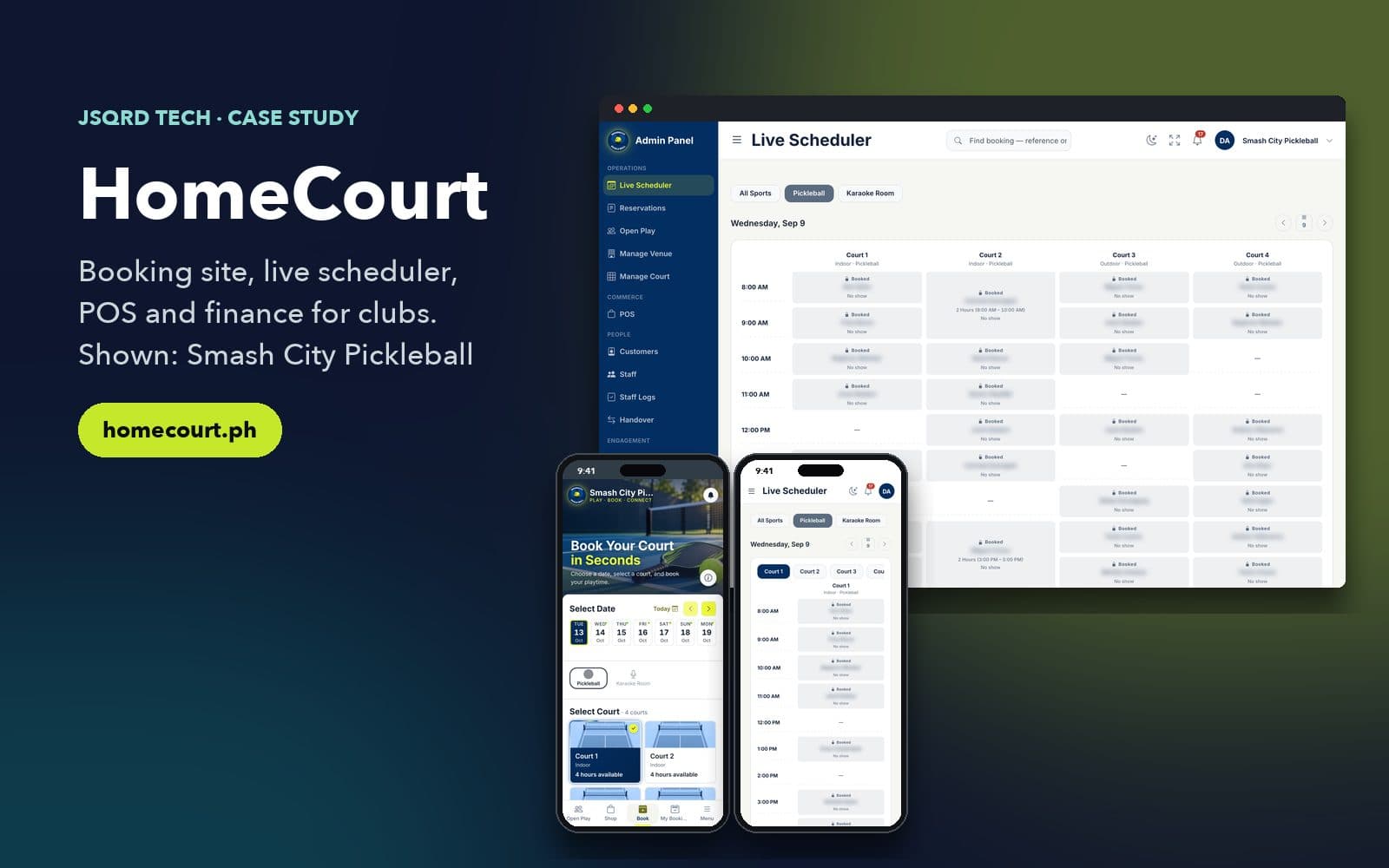 HomeCourt screens